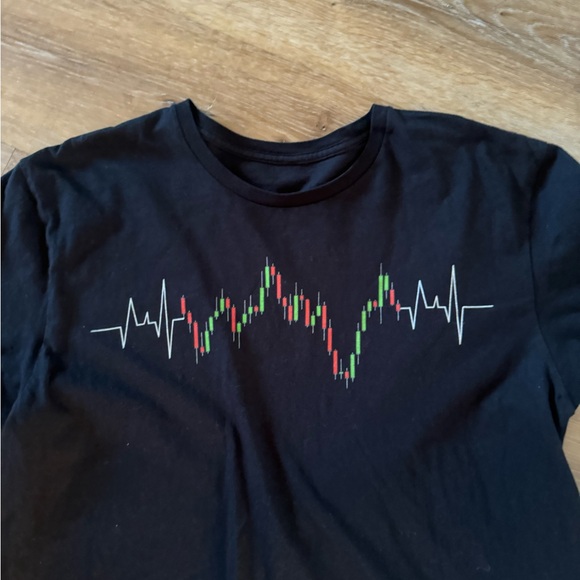 Stocks trade candle t shirt - Picture 2 of 2